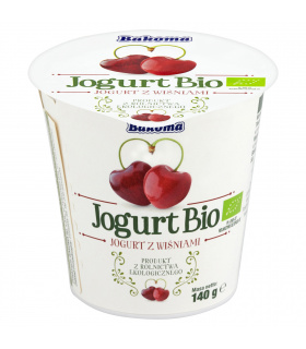 Bakoma Jogurt Bio z wiśniami 140 g