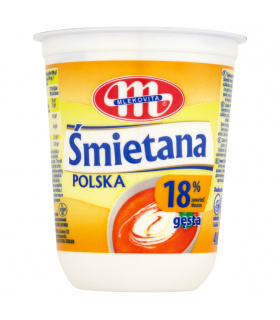 Mlekovita Śmietana Polska gęsta 18% 400 g