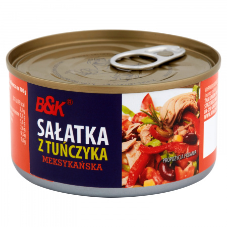 B&K Sałatka z tuńczyka meksykańska 185 g