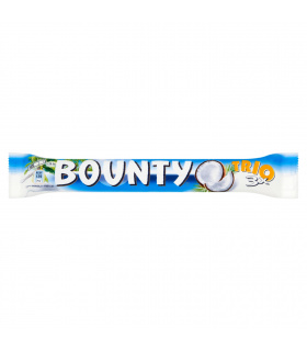 Bounty Trio Batoniki z nadzieniem kokosowym oblane czekoladą 85 g