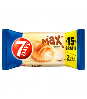 7 Days Max Croissant z nadzieniem o smaku waniliowym 110 g