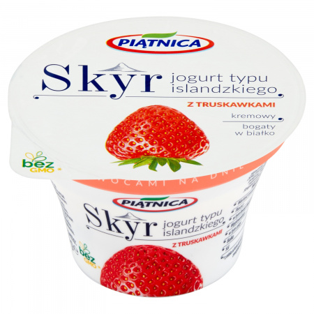 Piątnica Skyr Jogurt typu islandzkiego z truskawkami 150 g
