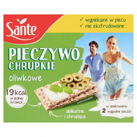 Sante Pieczywo chrupkie oliwkowe 150 g