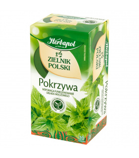 Herbapol Zielnik Polski Herbatka ziołowa pokrzywa 30 g (20 x 1,5 g)