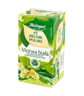 Herbapol Zielnik Polski Suplement diety herbatka ziołowa morwa biała 40 g (20 x 2 g)