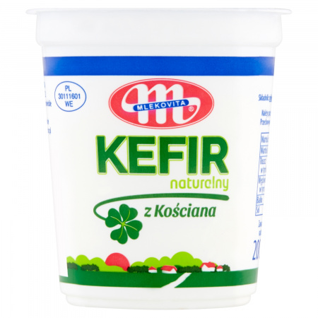Mlekovita Kefir naturalny z Kościana 200 g