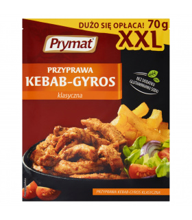 Prymat Przyprawa kebab-gyros klasyczna XXL 70 g