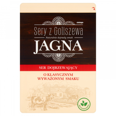 Sery z Goliszewa Jagna Ser dojrzewający w plastrach 135 g