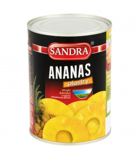 Sandra Ananas plastry 565 g