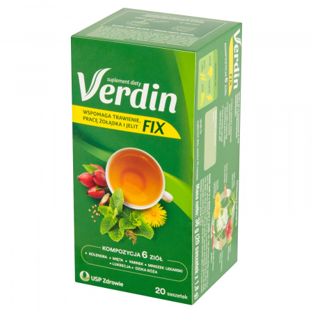 Verdin Fix Suplement diety kompozycja 6 ziół 36 g (20 x 1,8 g)