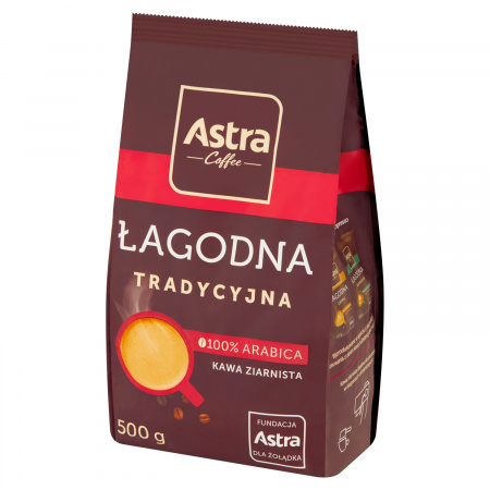 Astra Łagodna Tradycyjna kawa ziarnista 500 g