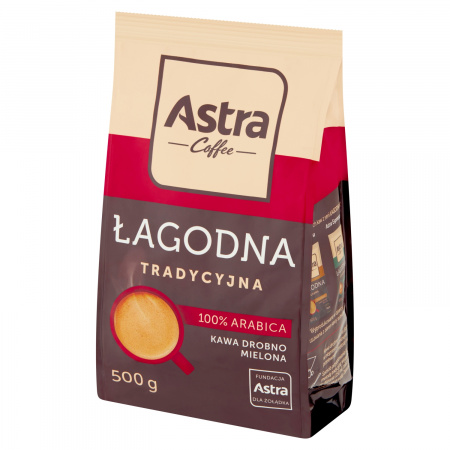 Astra Łagodna Tradycyjna kawa drobno mielona 500 g