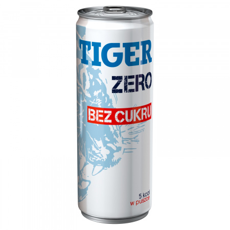 Tiger Zero Gazowany napój energetyzujący bez cukru 250 ml
