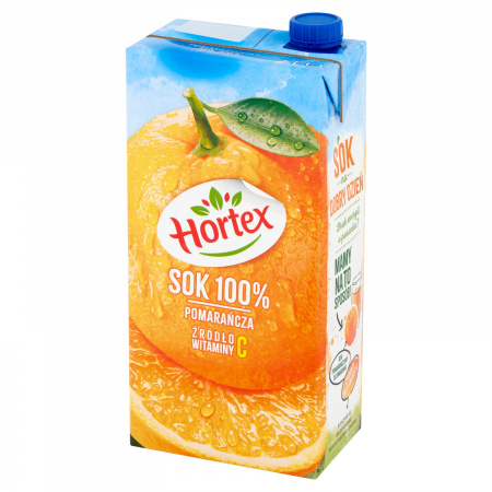 Hortex Sok 100% pomarańcza 2 l