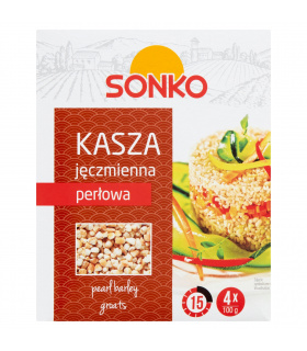 Sonko Kasza jęczmienna perłowa 400 g (4 x 100 g)