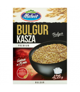 Melvit Premium Kasza bulgur 400 g (4 x 100 g)