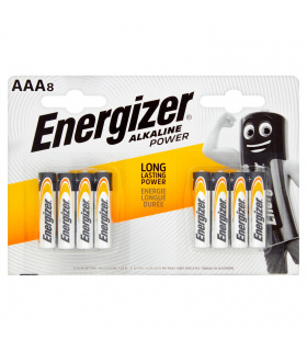 Energizer Alkaline Power AAA-LR03 1,5 V Baterie alkaliczne 8 sztuk