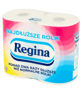 Regina Najdłuższe Rolki Papier toaletowy 4 rolki