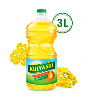 Kujawski Olej rzepakowy z pierwszego tłoczenia 3 l