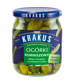 Krakus Ogórki korniszony 500 g