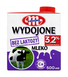 Mlekovita Wydojone Mleko bez laktozy 3,2% 500 ml
