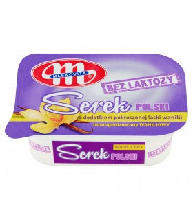 Mlekovita Serek homogenizowany Polski bez laktozy waniliowy 150 g