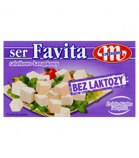 Mlekovita Favita Ser sałatkowo-kanapkowy bez laktozy 270 g