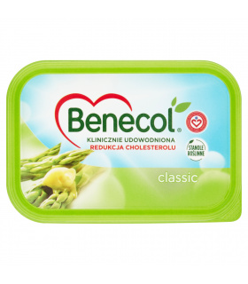 Benecol Classic Tłuszcz do smarowania z dodatkiem stanoli roślinnych 225 g