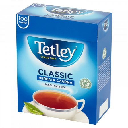 Tetley Classic Herbata czarna 150 g (100 x 1,5 g)