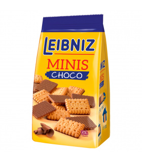 Leibniz Minis Choco Herbatniki w czekoladzie mlecznej 100 g