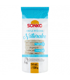 Sonko Classic Wafle ryżowe naturalne 130 g (14 sztuk)