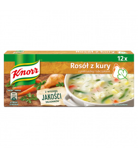 Knorr Rosół z kury z pietruszką i lubczykiem 120 g (12 x 10 g)