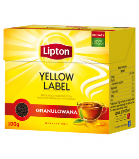 Lipton Yellow Label Herbata czarna granulowana 100 g
