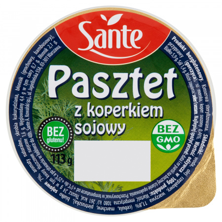 Sante Pasztet sojowy z koperkiem 113 g