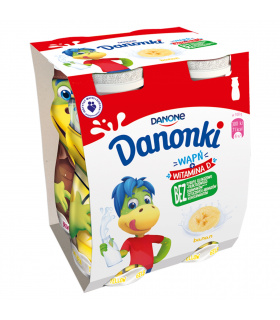 Danone Danonki Jogurt banan 400 g (4 x 100 g)