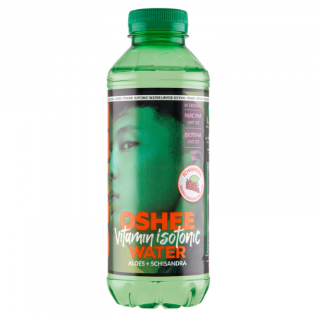 Oshee Vitamin Isotonic Water Napój niegazowany aloes + schisandra 555 ml