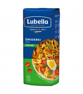 Lubella Makaron świderki z warzywami 400 g