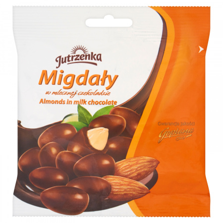 Jutrzenka Migdały w mlecznej czekoladzie 80 g