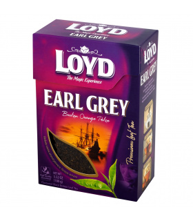 Loyd Earl Grey Herbata czarna aromatyzowana liściasta łamana 100 g