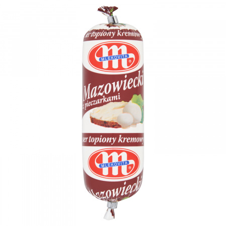 Mlekovita Mazowiecki z pieczarkami Ser topiony kremowy 100 g