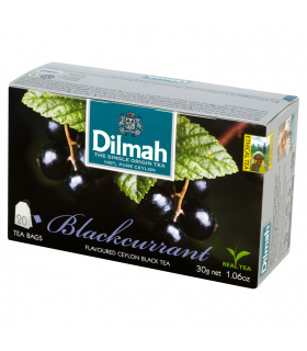 Dilmah Cejlońska czarna herbata z aromatem czarnej porzeczki 30 g (20 torebek)