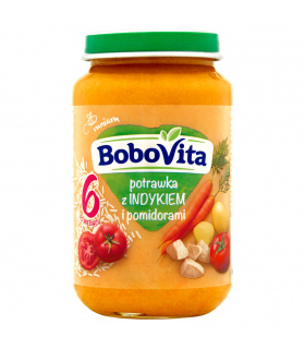 BoboVita Potrawka z indykiem i pomidorami po 6 miesiącu 190 g