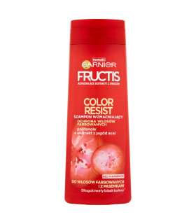 Garnier Fructis Color Resist Szampon wzmacniający do włosów farbowanych i z pasemkami 400 ml