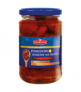 Podravka Pomidory suszone na słońcu w oleju z ziołami 270 g