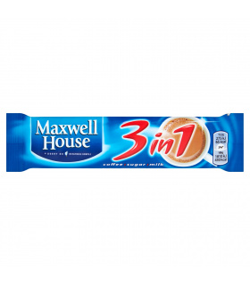 Maxwell House 3 in 1 Rozpuszczalny napój kawowy 15,2 g