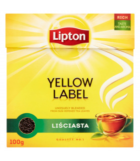 Lipton Yellow Label Herbata czarna liściasta 100 g