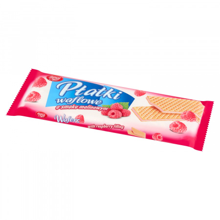 Wadowice Skawa Płatki waflowe o smaku malinowym 130 g