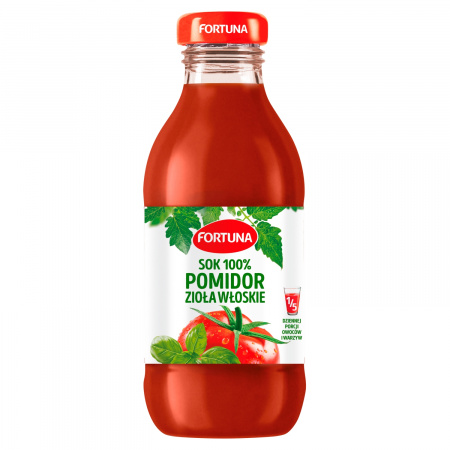 Fortuna Sok 100% pomidor zioła włoskie 300 ml