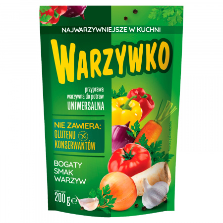 Warzywko Przyprawa warzywna do potraw uniwersalna 200 g