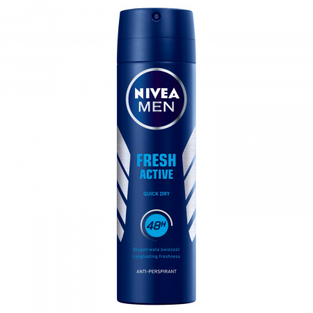 NIVEA MEN Fresh Active Antyperspirant w aerozolu 150 ml